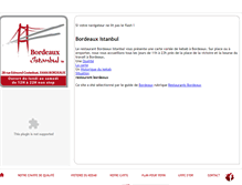 Tablet Screenshot of bordeaux-istanbul.com